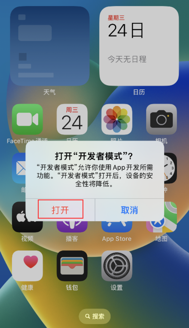 仓山苹果手机维修分享如何打开开发者模式 