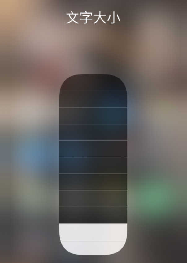 仓山苹果手机维修分享小技巧：在 iPhone 控制中心快速调节字体大小 