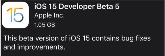 仓山苹果手机维修分享如何升级到iOS15.0 beta5 